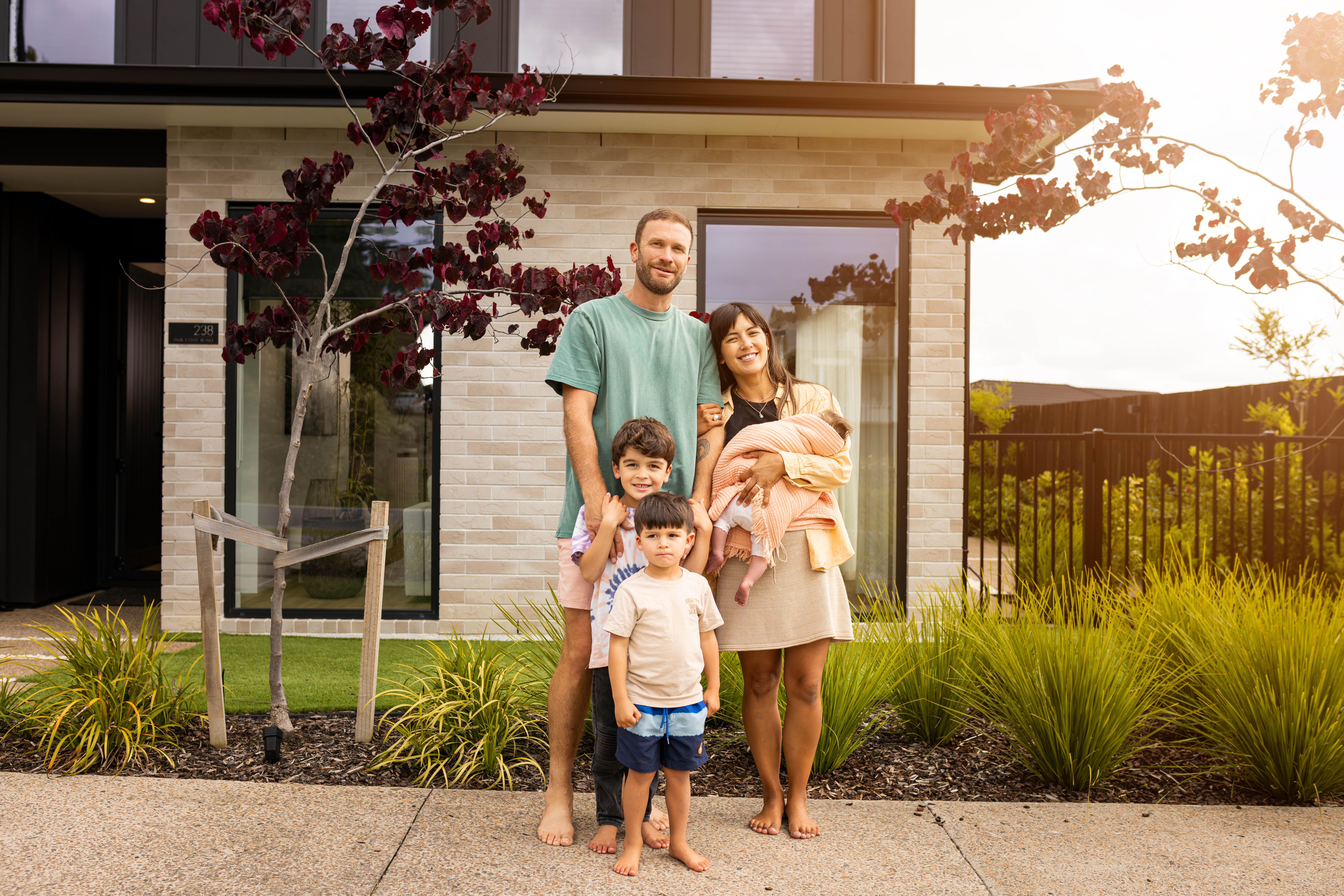 Stonewood Homes New Build Family Image