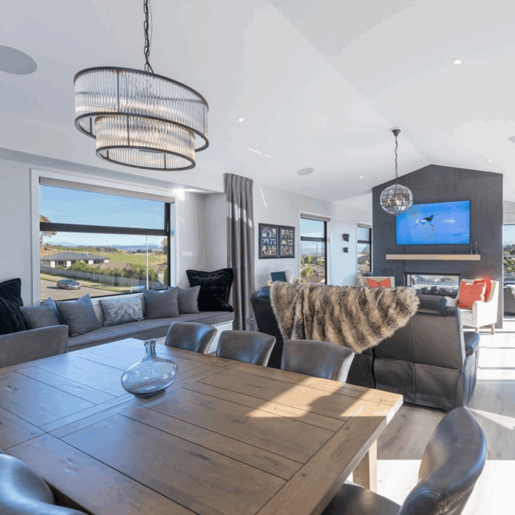 Stonewood Homes New Build; kitchen and lounge